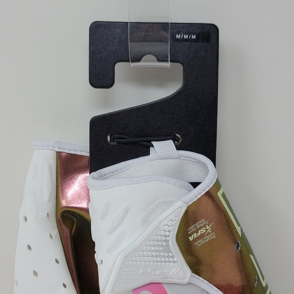 Nike Vapor Jet 7.0 Football WR Gloves White-Iridescent Unisex Size M New - Picture 5 of 7